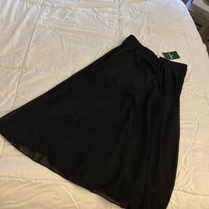 Halara Long Mesh Skirt w Attached shorts